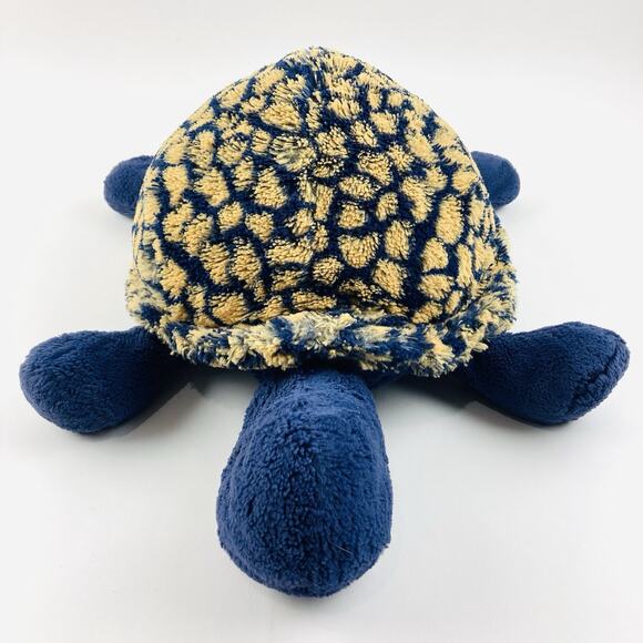 Jelly Cat Blue and Gold Tootle Tortoise Turtle London Retired Used Soft Large Le - Picture 7 of 13